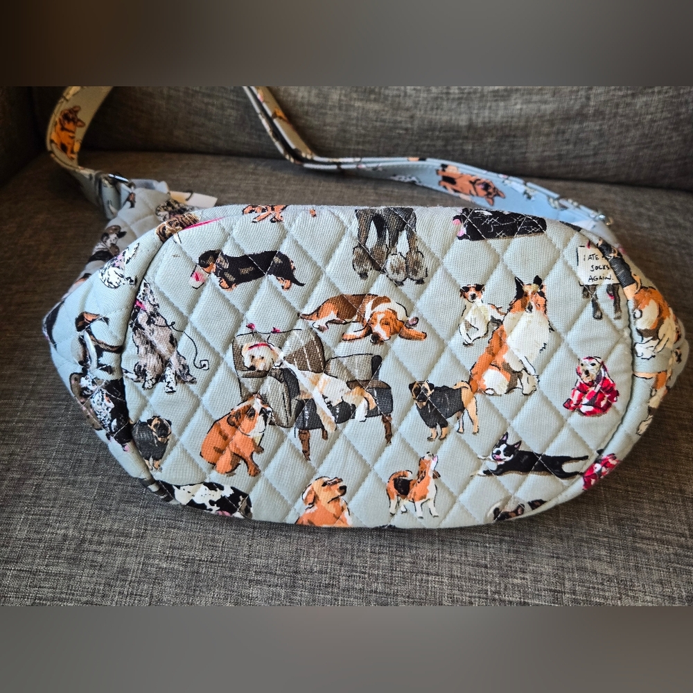 Vera Bradley Dog Show Bucket Crossbody Bag New with tags! - Picture 10 of 12